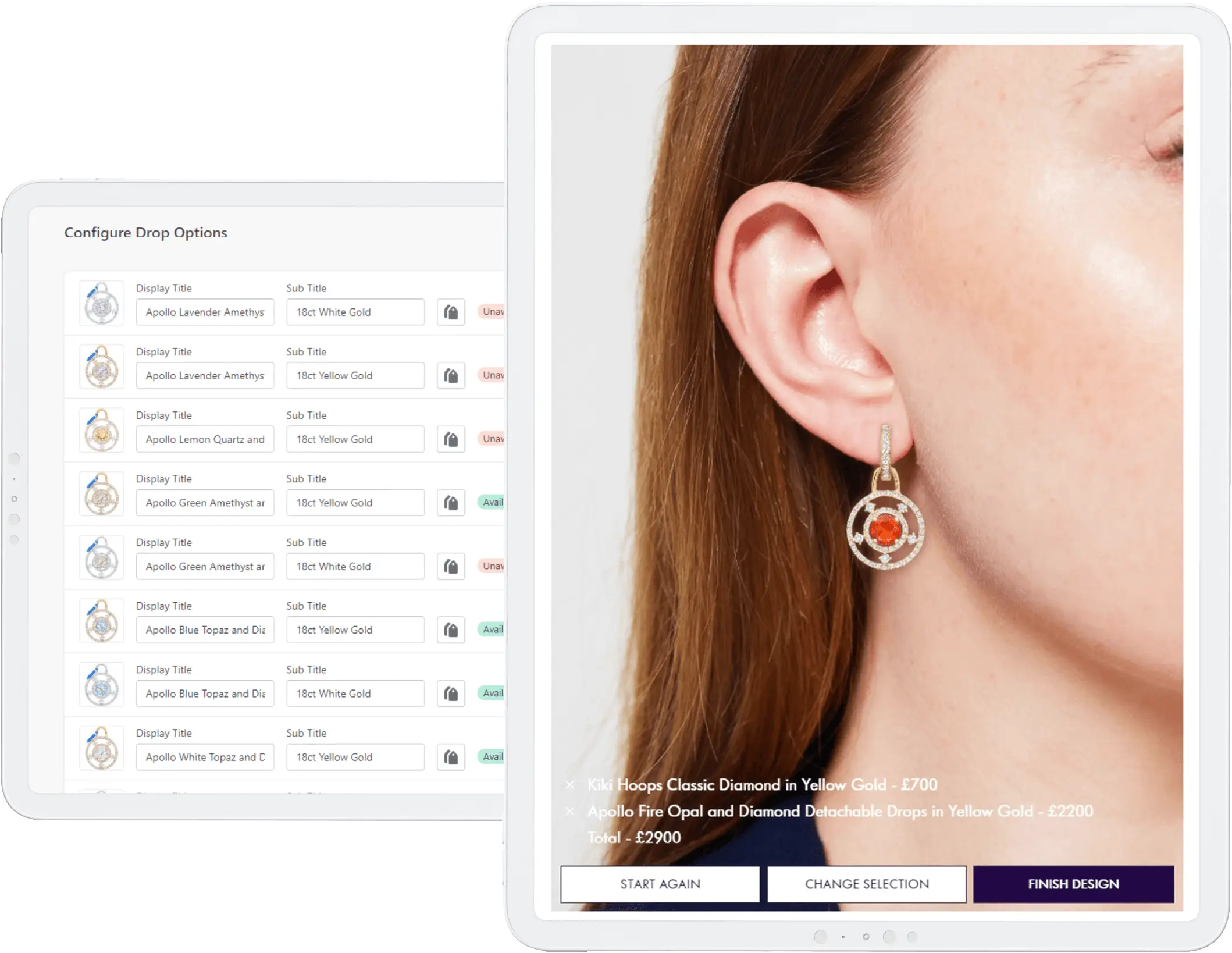 Shopify bespoke product configurator and private secure pages